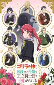 أنمي Gorilla no Kami kara Kago sareta Reijou wa Ouritsu Kishidan de Kawaigarareru مترجم الموسم الأول كامل